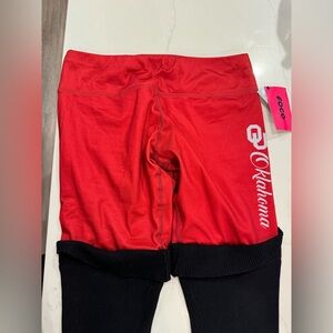 BNWT Woman’s Oklahoma OU leggings